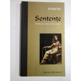 Sentente  DESPRE  NATURILE  INTELIGIBILE  -  PORFIR  -